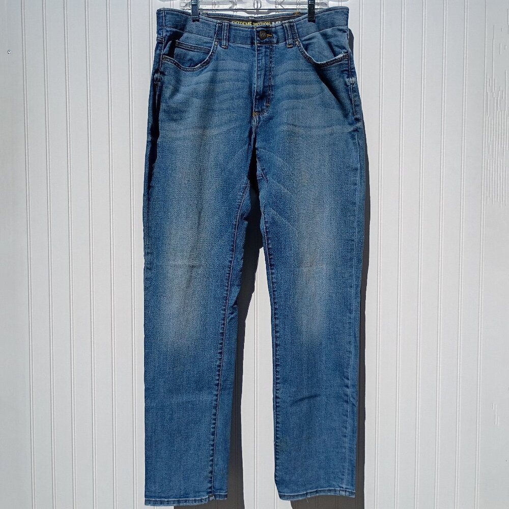Lee Extreme Motion MVP Athletic Cut Men's Blue Jeans 36x36